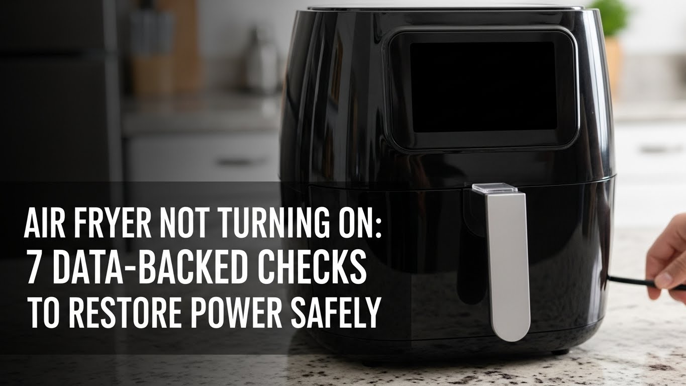Air Fryer Not Turning On 7 Data-Backed Checks to Restore Power Safely
