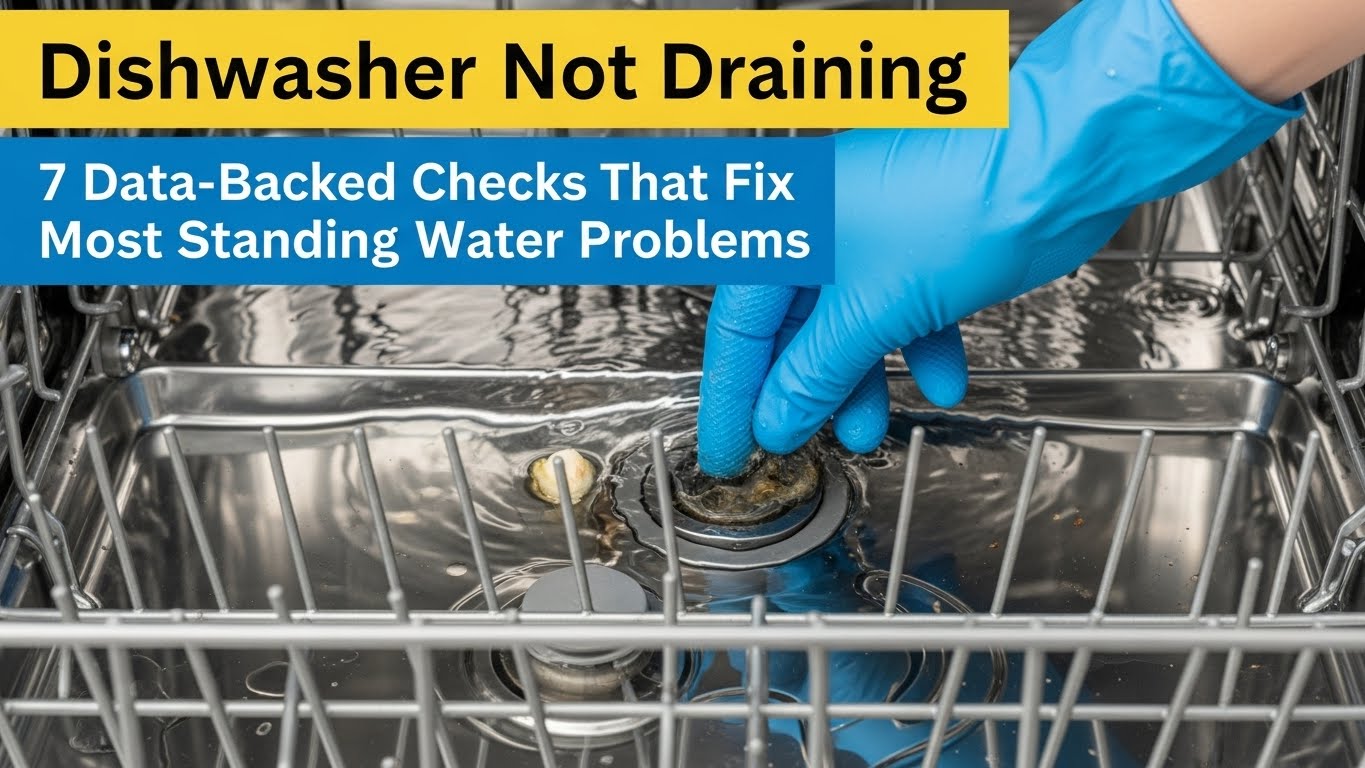Dishwasher Not Draining 7 Data-Backed Checks That Fix Most Standing Water Problems