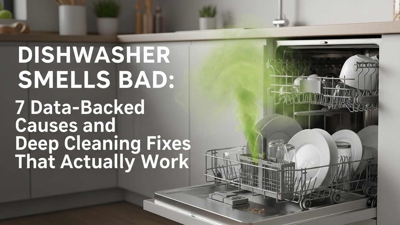 Dishwasher Smells Bad 7 Data-Backed Causes and Deep Cleaning Fixes That Actually Work