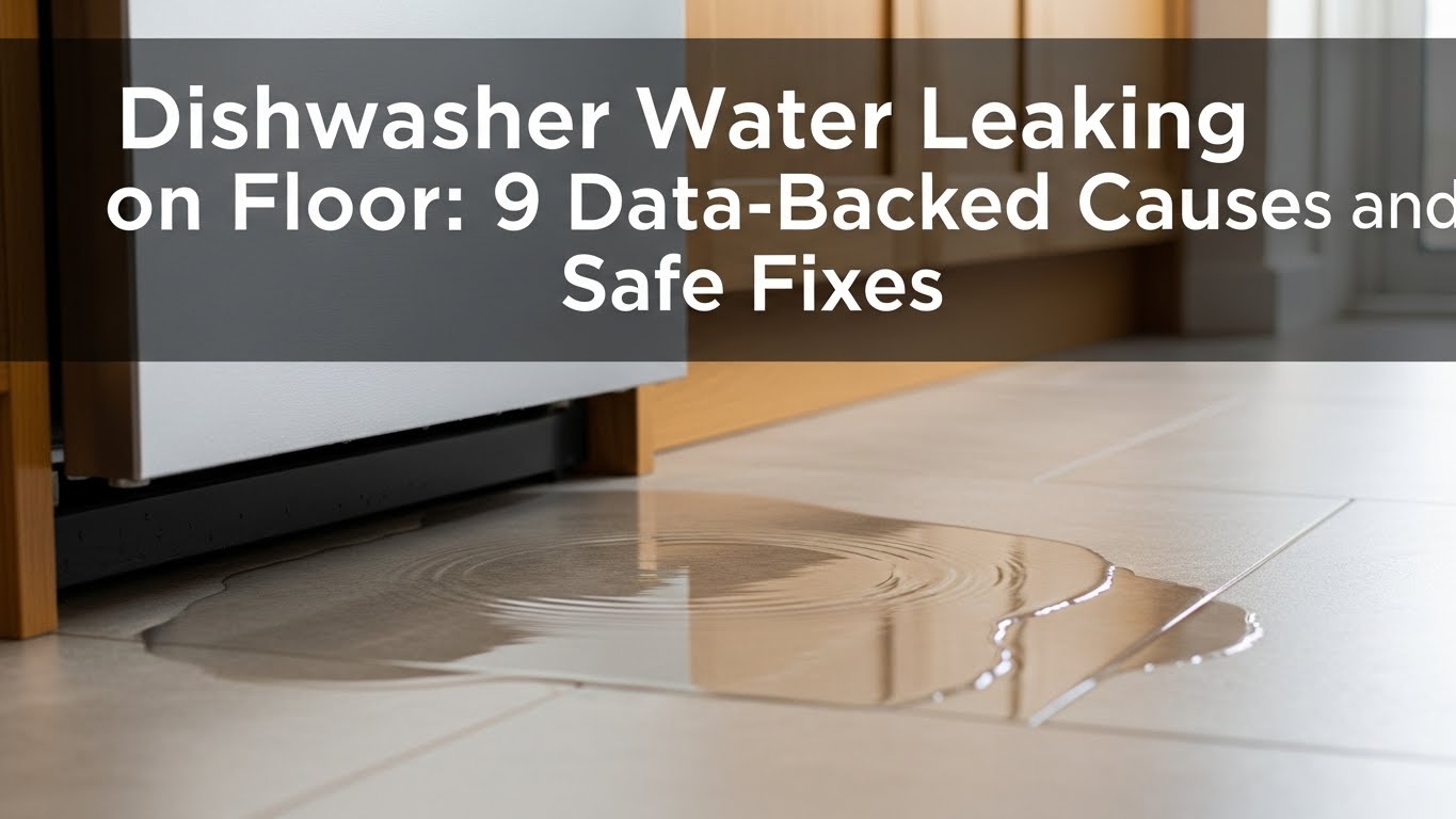 Dishwasher Water Leaking on Floor 9 Data-Backed Causes and Safe Fixes