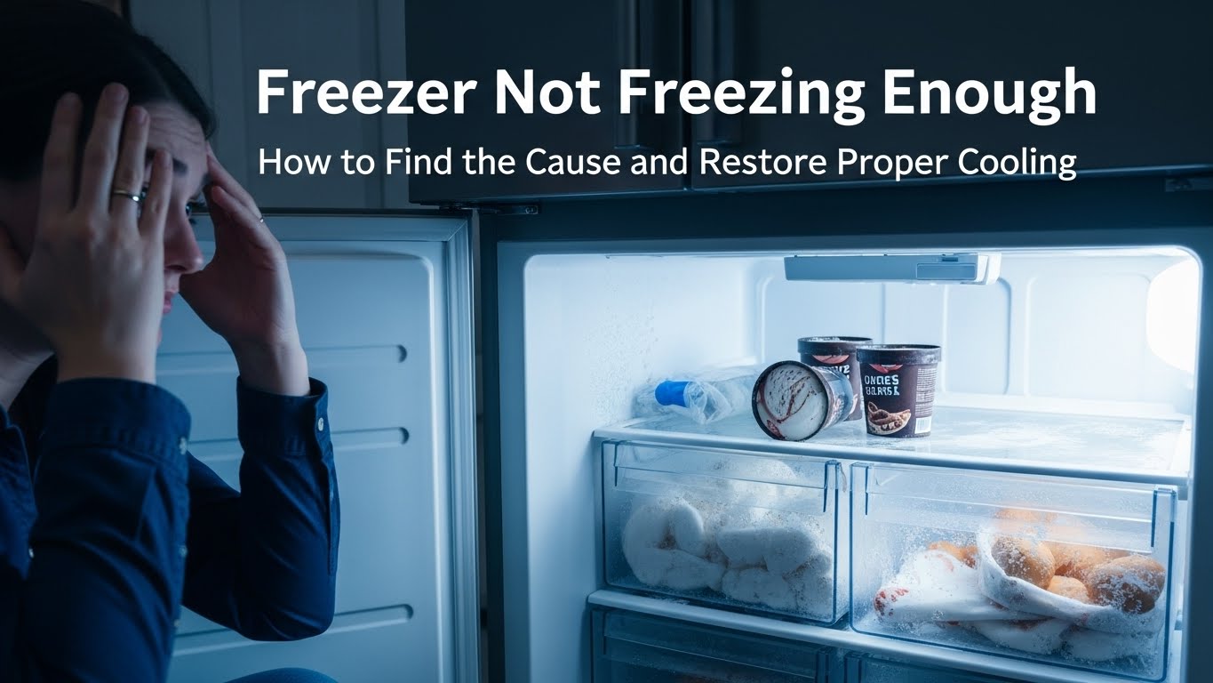 Freezer Not Freezing Enough — How to Find the Cause and Restore Proper Cooling