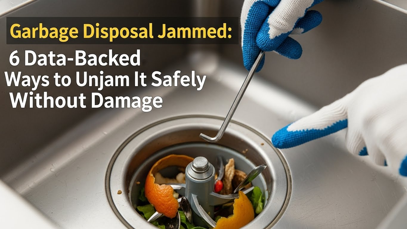 Garbage Disposal Jammed 6 Data-Backed Ways to Unjam It Safely Without Damage