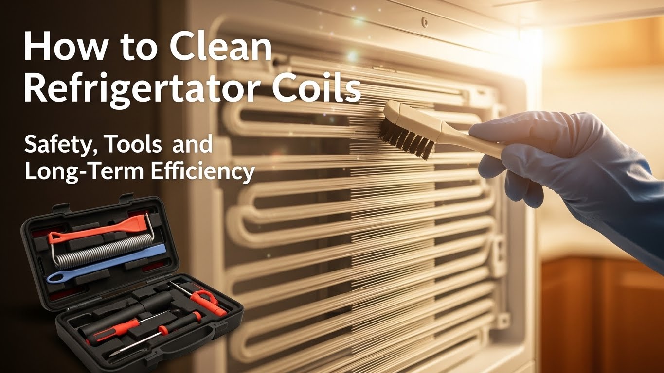How to Clean Refrigerator Coils — Safety, Tools, and Long-Term Efficiency