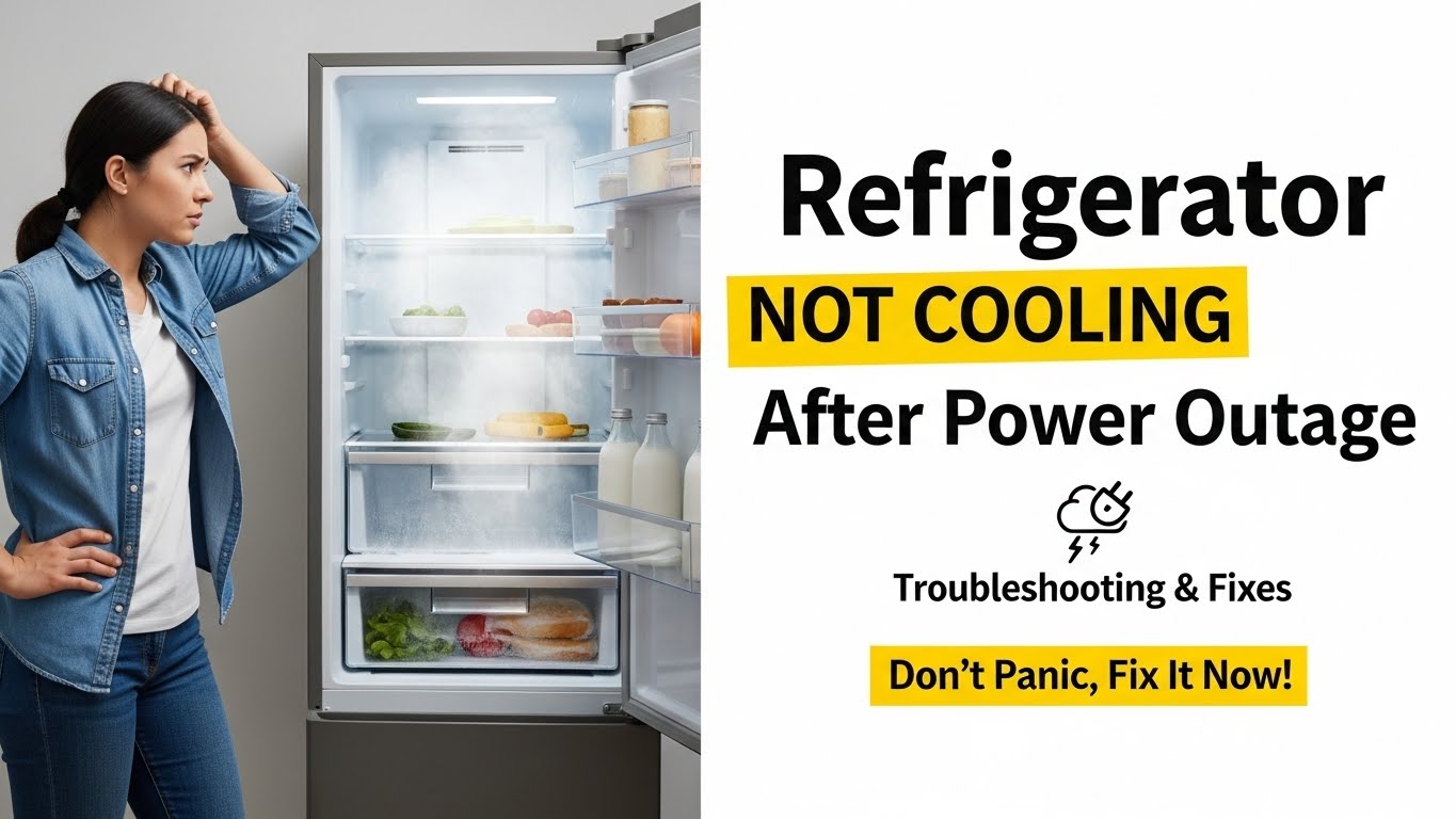 Refrigerator Not Cooling After Power Outage
