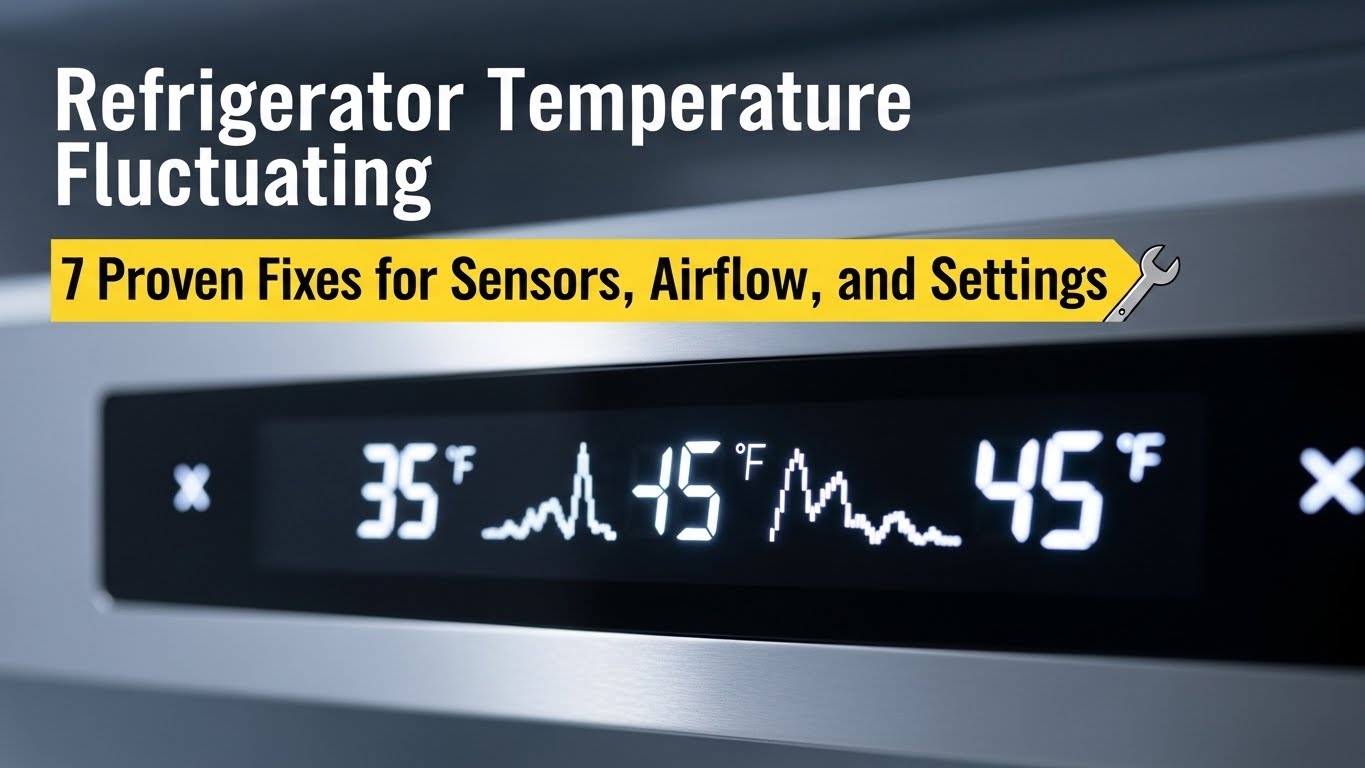 Refrigerator Temperature Fluctuating 7 Proven Fixes for Sensors, Airflow, and Settings