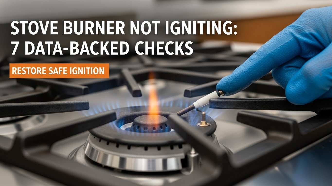 Stove Burner Not Igniting: 7 Data-Backed Checks to Restore Safe Ignition