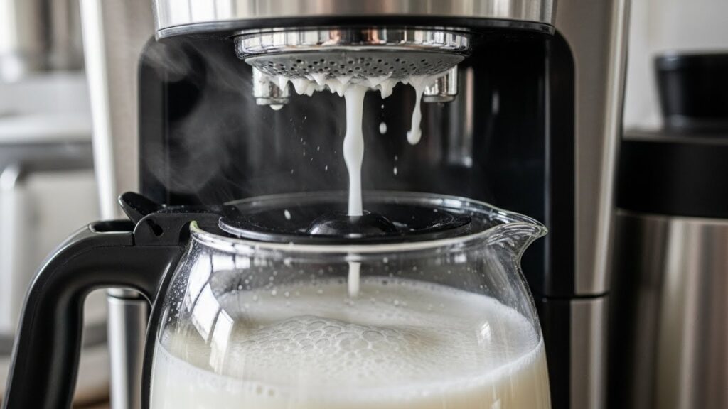 Descaling coffee maker to restore normal brew speed