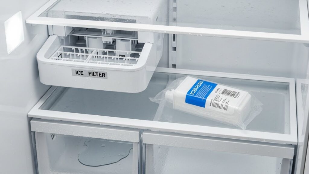 Ice maker not working after filter change