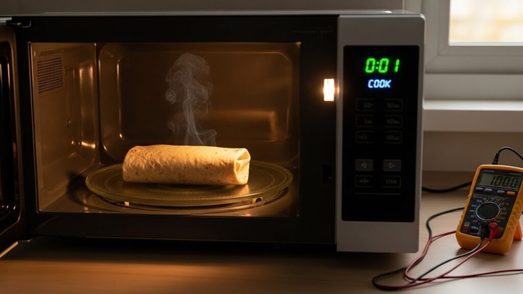 Microwave not heating while turntable spins