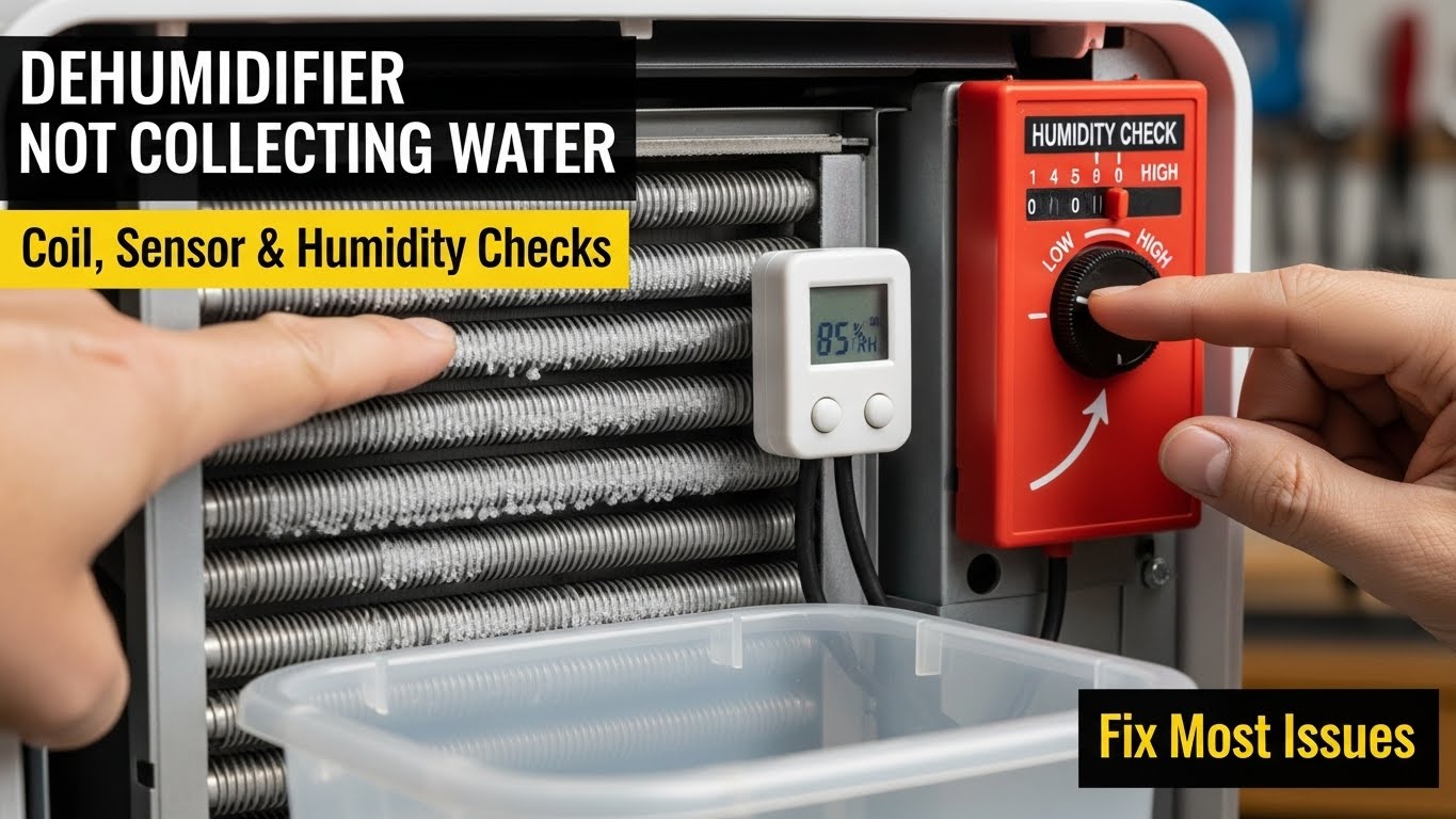 Dehumidifier Not Collecting Water